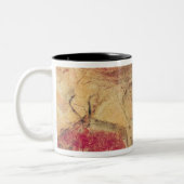 Bisonen uit de grotten van Altamira, c.15000 BC Tweekleurige Koffiemok (Links)