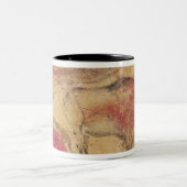 Bisonen uit de grotten van Altamira, c.15000 BC Tweekleurige Koffiemok (Center)