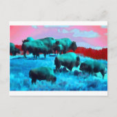 Bisons Briefkaart (Voorkant)