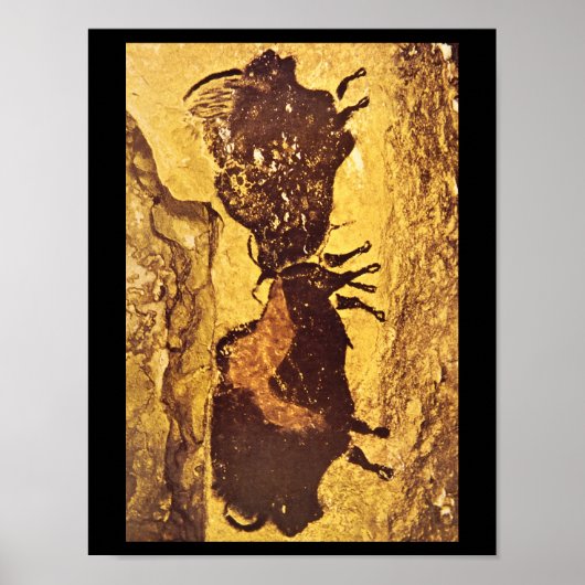 Bisons', Lascaux, Dordogne_Art of Antiquity Poster (Voorkant)