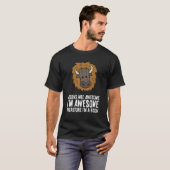 Bisons zijn Geweldige Ik ben Geweldige dus ik ben T-shirt (Voorkant volledig)