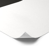 "Bisou" Kus in Frans Wit en Zwart Print (Hoek)