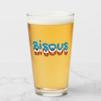Bisous (kisses) glas