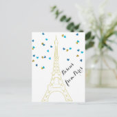 Bisous uit het Briefkaart van Parijs (Staand voorkant)