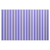 Bisque en blauwe strepen stof (Fat Quarter)