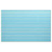 Bisque en Deep Sky Blue Stripes Stof (Yard (91,4 cm))