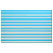 Bisque en Deep Sky Blue Stripes Stof (Fat Quarter)