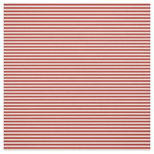 Bisque & Red Striped/Lined Pattern Stof (Swatch)