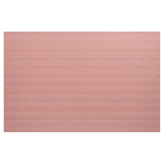 Bisque & Red Striped/Lined Pattern Stof (Fat Quarter)