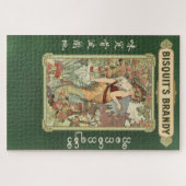 Bisquit's Brandy Elegance: Alphonse Mucha Legpuzzel (Horizontaal)