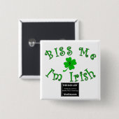 BISS Me Square-knop Vierkante Button 5,1 Cm (Voorkant /achterkant)