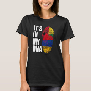 Bissau-Guinees en Armeense Mix DNA Vlag Erfgoed T-shirt