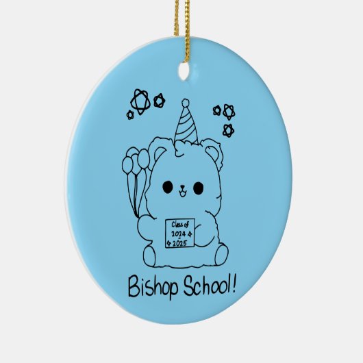 Bisschop 2025 keramisch ornament (Rechts)