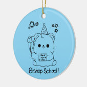 Bisschop 2025 keramisch ornament (Links)