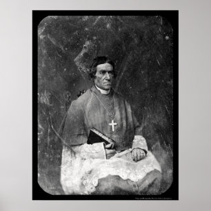 Bisschop Baraga Daguerreotype 1844 Poster