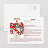 Bisschop (betekenis) briefkaart (Voorkant / Achterkant)