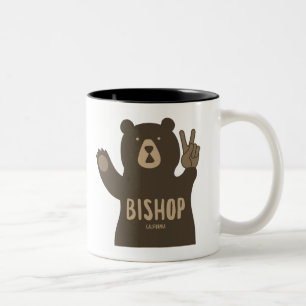 Bisschop California Vredesbeer Tweekleurige Koffiemok