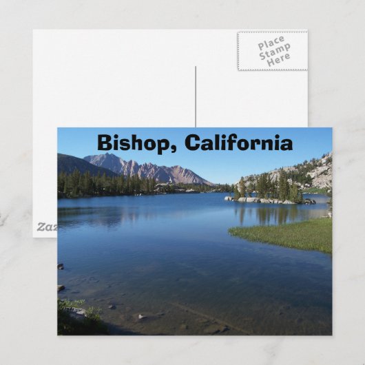 Bisschop, Californië Briefkaart (Voorkant / Achterkant)