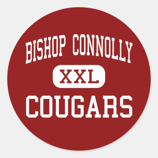 Bisschop Connolly - Cougars - High Herfst River Ronde Sticker (Voorkant)