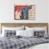 Bisschop Een kerk verzorgen Canvas Afdruk (Insitu (Slaapkamer))