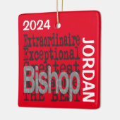 bisschop Extraordinaire CUSTOM Keramisch Ornament (Links)