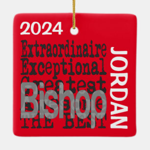 bisschop Extraordinaire CUSTOM Keramisch Ornament