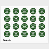 Bisschop Feehan - Shamrocks - High-Attleboro Ronde Sticker (Vel)