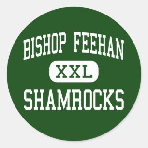 Bisschop Feehan - Shamrocks - High-Attleboro Ronde Sticker