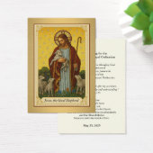 Bisschop Jubileum van de wijding Jezus Visitekaartje (Bureau)