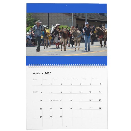 Bisschop Mule Days Parade van 2018 Kalender (Mar 2026)