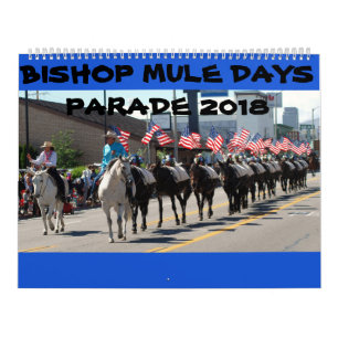 Bisschop Mule Days Parade van 2018 Kalender