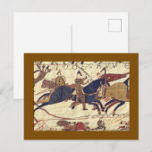 Bisschop Odo roept leger van hertog Willem bijeen Briefkaart (Voorkant / Achterkant)