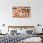 Bisschop Robert Sherburne met Henry VIII Canvas Afdruk (Insitu (Slaapkamer))