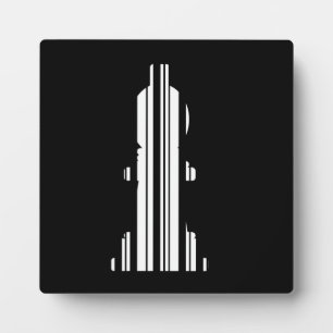 BISSCHOP SCHAAKSTUK BAR CODE Bisschoppen Barcode Fotoplaat