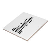 BISSCHOP SCHAAKSTUK BAR CODE Bisschoppen Barcode Tegeltje (Zijkant)