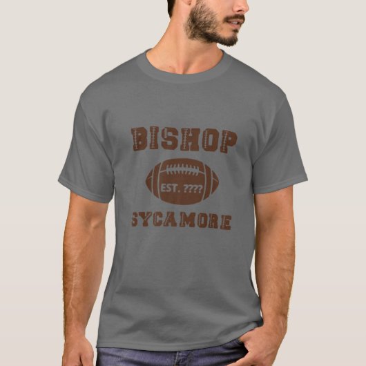 Bisschop Sycamore, bisschop Sycamore Football Funn T-shirt (Voorkant)