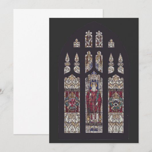 Bisschop van Sint-Polycarpus van Smyrna Kaart (Voorkant / Achterkant)