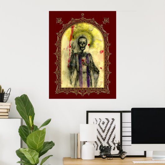 bisschop VooDoo Blues Poster (Thuiskantoor)