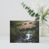 Bissell Covered Bridge Mill Brook Briefkaart (Staand voorkant)