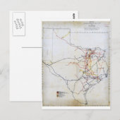 Bissell's spoorwegverbindingspaart van Texas (1891 Briefkaart (Voorkant / Achterkant)