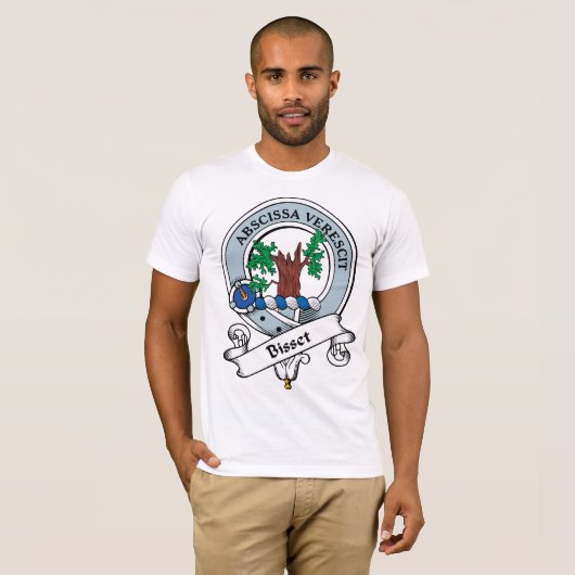 Bisset Clan Badge T-shirt (Voorkant volledig)
