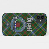 Bisset Clan Badge & Tartan Telefoonhoesje Case-Mate iPhone Case (Achterkant (horizontaal))