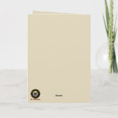 Bisset Scottie Dog Gepersonaliseerde Xmas Kaart (Achterkant)