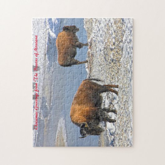 Bisson Montana, kerstcadeautjes Legpuzzel (Verticaal)