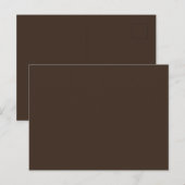 Bister Solid Color Briefkaart (Voorkant / Achterkant)