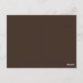 Bister Solid Color Briefkaart (Achterkant)