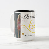 Bisties Love Coffee Mok - Schattigee Beste Vriende (Voorkant links)