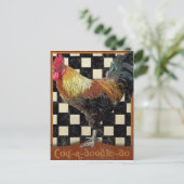 Bisto Rooster Briefkaart (Staand voorkant)