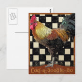 Bisto Rooster Briefkaart (Voorkant / Achterkant)