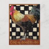 Bisto Rooster Briefkaart (Voorkant)